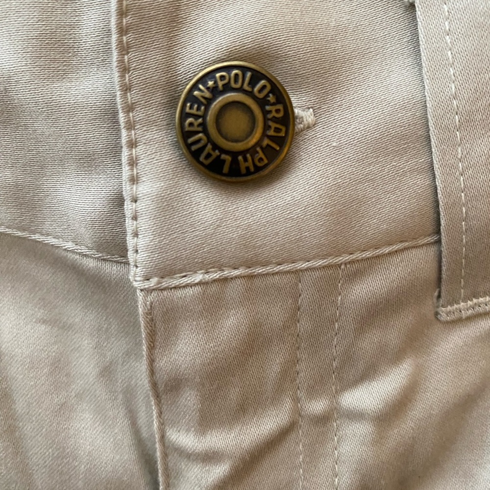Ralph Lauren Girls Khaki Size 7 Pants Zipper - 5 Pockets- NWT - Picture 10 of 11